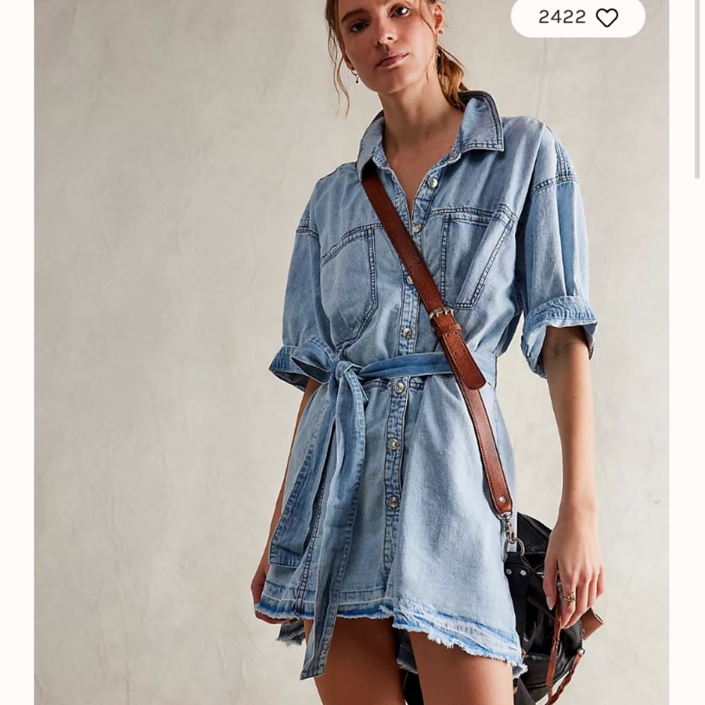 We The Free Jenny Denim Tunic